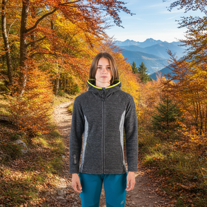 MARMOLADA felpa con cappuccio in seta con colletto corto felpa con cerniera mezza cerniera ricamata inverno/autunno con cerniera con cappuccio foro - Product Image 3