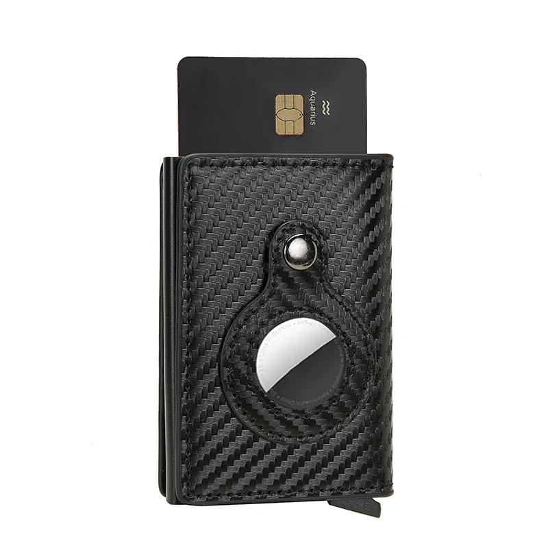 Rfid Card Holder Men Wallets Money Bag Male Black Short Purse 2022 Small Leather Slim Wallets Mini Wallets For Airtag Air Tag