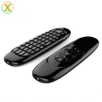 Souris Gyroscopique Sans Fil Mini C120 2.4G, Télécommande Universelle avec Récepteur USB, Version Russe et Anglaise pour Smart TV