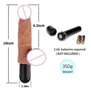 Consolador vibrador con batería para mujeres, masturbador femenino, Juguetes sexuales eróticos para adultos, masajeador - Product Image 2