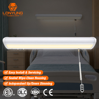 Lampe d'appoint personnalisée pour lit d'hôpital 3000K CCT 3500K CCT 4000K CCT 10W Nuit 10W Ambiance 20W Lecture 20W Examen