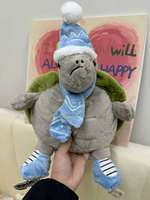 Peluche d'animal simulée en usine, poupée Timmy Turtle, jouet en peluche, coussin de maison, oreiller de lit, cadeau d'anniversaire