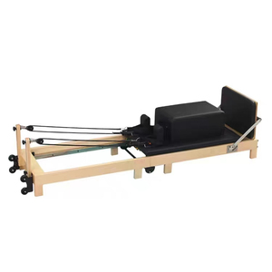 <span class=keywords><strong>Silla</strong></span> de Pilates Plegable de Madera de Roble Ecológica y Duradera, Reformer de Pilates Portátil para <span class=keywords><strong>Ejercicios</strong></span> Corporales - Product Image 3