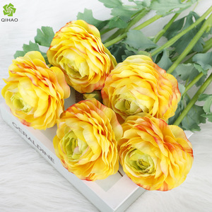 Nueva Flor de Seda Lulian de 2 Cabezas, 45 cm de Altura, Simulación Realista, Decoración para el Hogar, Decoración para Bodas, Accesorios para Fotografía en Exteriores - Product Image 4