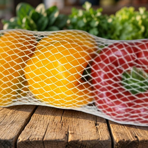 Bolsa de Malla de Algodón Orgánico para Productos, Lavable, Ligera, Reutilizable, para Compras en el Mercado, Venta al por Menor y al por Mayor - Product Image 1