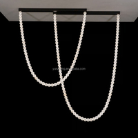 Villa Petit Plat Salon Lustre Moderne Hôtel De Luxe Cage D'escalier Cristal Collier Suspendu Éclairage LED