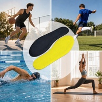 Semelles orthopédiques en gros d'usine, inserts personnalisés pour le soutien de la voûte plantaire, semelles de sport confortables absorbant les chocs, support OEM ODM