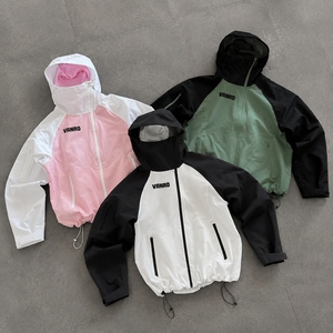 Custom Fashion Lightweight Nylon Polyester Windproof Hoodies Outdoor Anorak Outdoor Hiking Wind Breaker Windbreaker Jackets Men