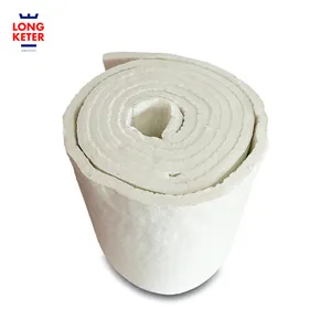 no slag wear resistance Ceramic fibre cloth blanket with aluminum foil felt needle blanket fabrics manufacturers