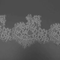 Fourniture d'usine : Dentelle en nylon et élasthanne à motifs floraux pour panneaux de lingerie et ourlets de robes de soirée