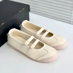 Zapatos Mary Jane Casuales Blancos y Rosas <span class=keywords><strong>para</strong></span> <span class=keywords><strong>Hombre</strong></span>, con Cierre <span class=keywords><strong>de</strong></span> Velcro, Cómodos, Estilo Bailarina, Parte Superior <span class=keywords><strong>de</strong></span> PU, Suela <span class=keywords><strong>de</strong></span> Goma, <span class=keywords><strong>para</strong></span> Toda Temporada - Product Image 3