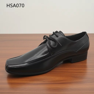 Chaussures habillées marron pour hommes ZYF, style bout carré, à lacets, pour environnement professionnel, élégantes, uniformes, HSA177 - Product Image 5