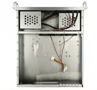 Chasis de Servidor de Montaje en Rack 2U con Ranuras de Altura Completa, Compatible con PSU Redundante, Panel de Aluminio, Profundidad de 480 mm, Chasis ATX