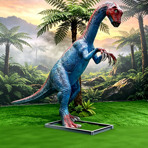Dinosaure animatronique réaliste grandeur nature LONGTU, modèle <span class=keywords><strong>Therizinosaurus</strong></span> de 5 mètres pour parc d'attractions - Product Image 1