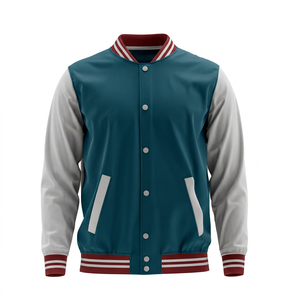 Premium Men's Custom Varsity <b>Jacket</b> Wool Body & PU <b>Leather</b> Sleeves Blank Letterman Baseball <b>Jacket</b> Wholesale Manufacturer - Product Image 1