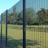 Clôture de sécurité anti-escalade sud-africaine Prime Way WL9 de 2,4 m en fil d'acier galvanisé avec revêtement en poudre, structure en treillis pour prison, facile à installer
