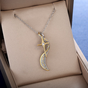 Collana con Pendente Rotondo Taglio Brillante da Donna, Gioiello Classico per Ogni Giorno - Product Image 2