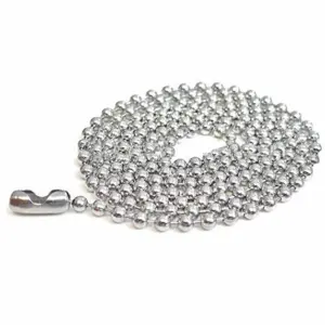 Bán Buôn 1.5 Mét/2 Mét/2.5 Mét/3 Mét Rắn Thép Không Gỉ Bóng Chuỗi Bead 316 Thép Không Gỉ Necklace Chain