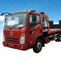 Dayun One Tow Two 4x2 Flatbed Wrecker 15HP Hydraulic Winch Tow Truck untuk Penjualan Terlaris 2026