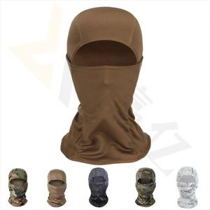 High Quality Men's Ski Mask Custom Logo Printed Distressed Balaclava Silk Sublimation Breathable Head Protection Snowboarding - Product Image 1