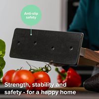 Support magnétique pour couteaux en acier inoxydable avec rangement multifonctionnel renforcé et robuste