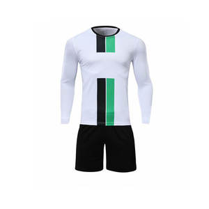 Оптовая продажа, спортивная одежда, сублимационная футбольная майка с длинным рукавом - Product Image 5