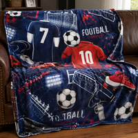 Couverture en flanelle personnalisée pour club