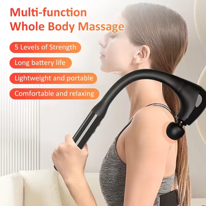 New Arrival Deep Tissue Body Massager Powerful Fascia Gun Massage Hammer U-Shaped Massage Gun With <b>Extended</b> Handle - Product Image 2