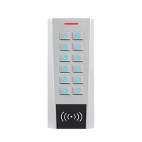 Clavier numérique extérieur Secukey XK4-D MF à double relais, boîtier métallique étanche, anti-vandalisme, 999 utilisateurs, carte EM MF, alarme LED multicolore