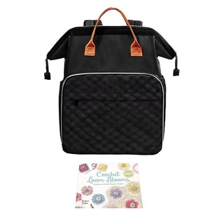 Mochila de punto BSCI para almacenamiento de hilo, bolsa grande para tejer, bolsos y carteras de ganchillo - Product Image 5