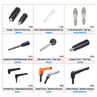 Poignée de serrage réglable à dégagement rapide en acier inoxydable 3F FAMED pour machines industrielles, outils mécaniques, OEM ODM