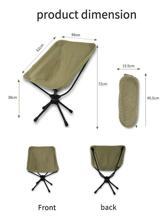 Ultralight outdoor Folding Camping chair picnic foldable hiking leisure Travel beach Backpack moon chair portable Fishing chair