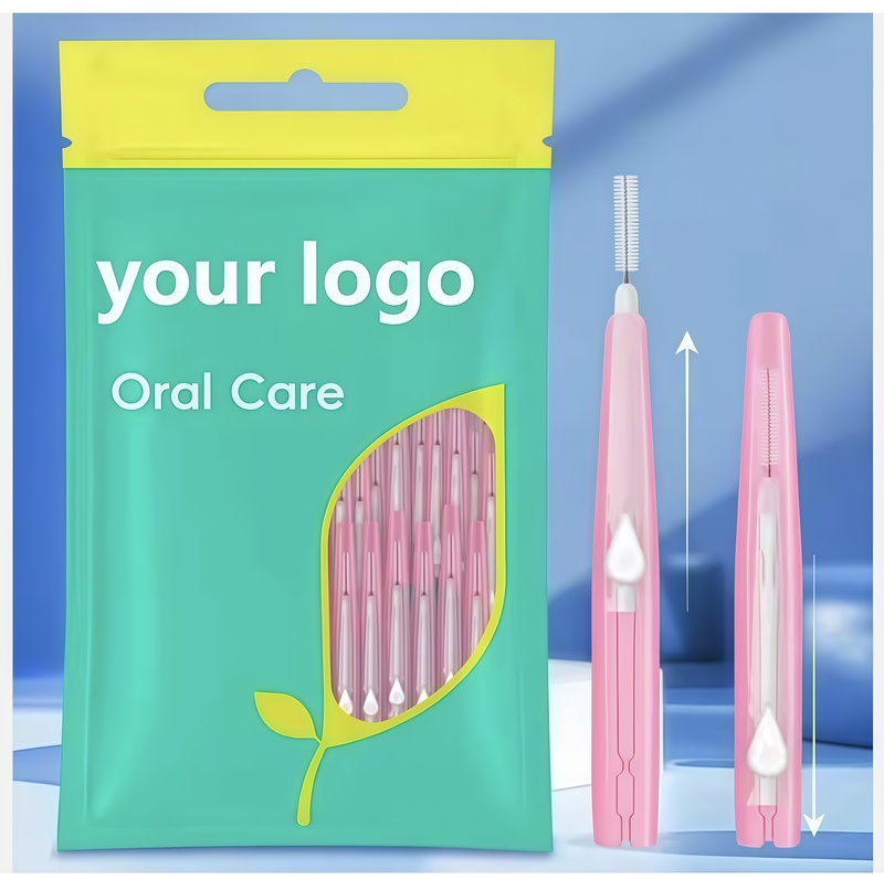 Push Pull 30PCS Interdental Brushes for