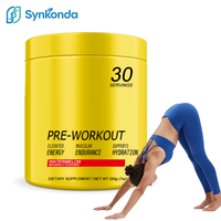 Poudre pré-entraînement OEM en vrac, saveur pastèque, vitamines B6 B12, minéraux, créatine, supplément nutritionnel sportif, booster d'énergie avant l'entraînement