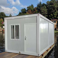 Usine directe 20 pieds Conteneur détachable conçu sur mesure Construction modulaire préfabriquée Immeuble de bureaux Entrée de salon
