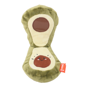 Fig Dog Jouet à mâcher en peluche couineur écologique <span class=keywords><strong>pour</strong></span> chiens de petite/moyenne taille, en polaire douce, durable, résistant aux morsures, interactif et amusant - Product Image 3