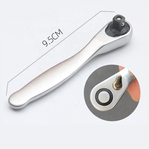 Đôi hướng Ratchet cờ lê cấp công nghiệp khuỷu tay bánh nhanh chóng tuốc nơ vít nhỏ ngắn xử lý ổ cắm 1/4in 3/8in 1/2in - Product Image 5