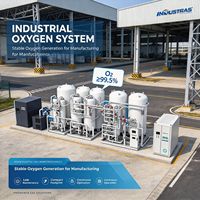 Générateur d'oxygène PSA intégré pour l'alimentation en gaz des torches de découpe de billettes d'acier – Unité de système de générateur d'oxygène PSA