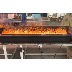 <span class=keywords><strong>Chimenea</strong></span> eléctrica inteligente 3D, efecto de vapor de agua, cambio de llama de Color falso, inserto interior, Control remoto, acero y plástico - Product Image 4