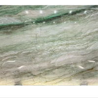Mármol Verde Amazonas de Brasil, Losa de Piedra Natural Exótica Pulida para Paredes, Pisos, Encimeras, Mesones de Baño, Hoteles y Villas