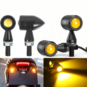 Luz LED Amarilla Mini <span class=keywords><strong>para</strong></span> Matrícula <span class=keywords><strong>de</strong></span> Aluminio Lemombo, 2 Lentes <span class=keywords><strong>para</strong></span> Coche y Motocicleta, 12v, Luz Trasera <span class=keywords><strong>de</strong></span> Señal <span class=keywords><strong>de</strong></span> Giro, Iluminación Brillante - Product Image 6