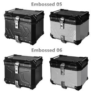 Boîte à bagages arrière en alliage d'aluminium 45L - Étanche avec plusieurs motifs en relief pour <span class=keywords><strong>moto</strong></span> d'aventure - Product Image 3