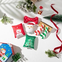Nouveaux jouets pour chiens, jouets à mâcher interactifs pour chiens, bonhomme de neige en peluche durable et couineur pour Noël