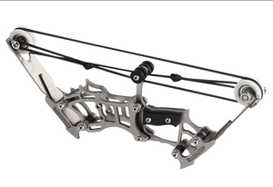 Mini Roestvrijstalen Compound <span class=keywords><strong>Bow</strong></span> Small Poelie Boogpijl Schietspeelgoed Binnen En Buiten Decompressie Boogpees Set - Product Image 5