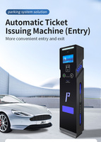 Máquina expendedora automática de tickets de estacionamiento para coches, estación de pago para centros comerciales, sistema inteligente de gestión de aparcamiento con RFID.