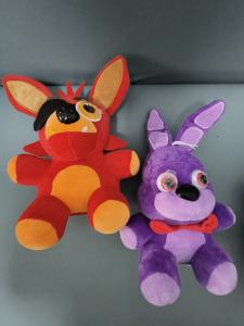 Llavero de Peluche de Anime de Megan, <span class=keywords><strong>Freddy</strong></span>, <span class=keywords><strong>Five</strong></span> Nights <span class=keywords><strong>at</strong></span> <span class=keywords><strong>Freddy</strong></span>'s, Osito Foxy, Muñecos de Bonnie, Algodón PP - Product Image 2