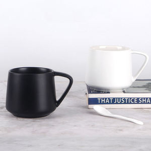 Taza de Café de Cerámica Blanca Mate de 400 ml, con Logotipo Personalizado Impreso, Apta para Lavavajillas y <span class=keywords><strong>Microondas</strong></span>, Ideal para Regalos Empresariales, Venta al Por Mayor - Product Image 4