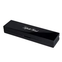 Boîte cadeau en bois haute brillance personnalisée en usine, matériau MDF de luxe de style rectangle pour colliers de femmes avec plateau intérieur mobile