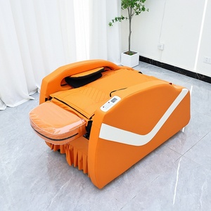 Lit <span class=keywords><strong>de</strong></span> lavage électrique portable avec circulation d'eau thermostatique et vapeur, certifié CE pour salon - Product Image 4