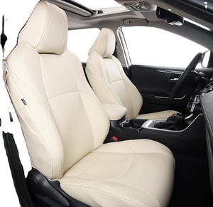 Bộ bọc ghế da ô tô tùy chỉnh cho Toyota <span class=keywords><strong>RAV4</strong></span> 2019-2024, chống thấm nước, phụ kiện bảo vệ ghế xe - Product Image 1